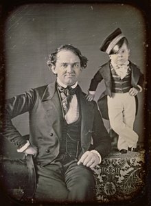 P.T. Barnum és Tom Thumb tábornok alkotó: Marcus Aurelius Root