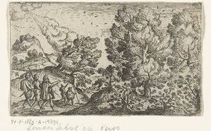 Utazz óvatosan Életleckék a természetből (sorozat címe) alkotó: Marcus Gheeraerts (I) (attributed to)