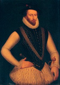 Sir Walter Raleigh portréja, 1595