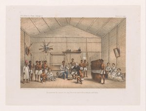 Látogatás Ratsiba hercegnél és a véreskü La ceremonia du serment du sang (Fatidrah), entre le Prince Ratsiba et Mr. Lekérdezés (cím az objektumon) François P.L. utazása Pollen Madagaszkárra (sorozat címe) F.P.L. Pollen R.s. l. Fauna d. Madagaszkár (s alkotó: Marcus Jacob Goedkind
