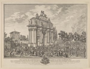 Frantz Stephan becsületsportja, Firenzébe való belépéskor 1739-ben alkotó: Marcus Tuscher