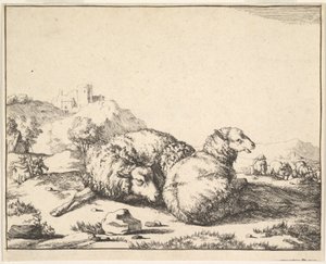 Juh, 16 tányéros készletből, 1664. alkotó: Marcus de Bye