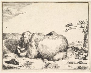 a The Set of the Bears-ből, kb. 1664. alkotó: Marcus de Bye