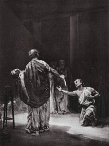 A messzeniai Arisztodémosz feláldozza lányát (litó) alkotó: Margaret (after) Dovaston