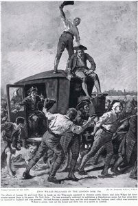 John Wilkes-t szabadon engedte a londoni maffia alkotó: Margaret (after) Dovaston