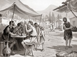 Lükurgosz, a spártai reformer egyik törvénye az volt, hogy senki sem étkezhet otthon vagy magányosan, Hutchinson