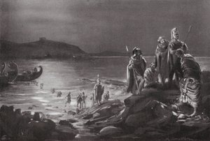 Az oligarchák visszatérése a Szamoszra (litográfia) alkotó: Margaret (after) Dovaston