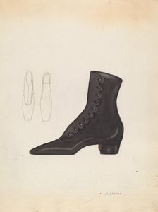 Női cipő, c. 1937.