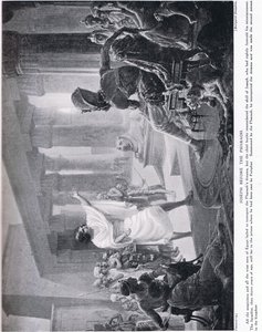 József a fáraó előtt, 1920 körül (litográfia) alkotó: Margaret Dovaston