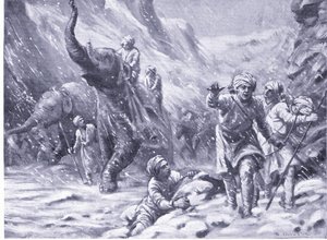 Ghazni Mahmud első sikere Kr. u. 1000 (litó) alkotó: Margaret Dovaston