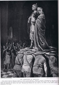 Marcianus megkoronázása alkotó: Margaret Dovaston