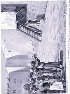 A Bab kivégzése 1850-ben (litográfia) alkotó: Margaret Dovaston