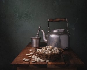Rusztikus konyhai csendélet