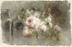 Egy váza rózsákkal alkotó: Margaretha Roosenboom