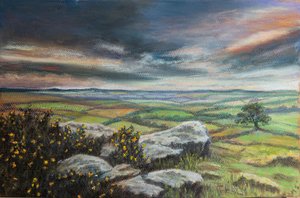 Dartmoor.S.Devon, 2020 (pasztell)