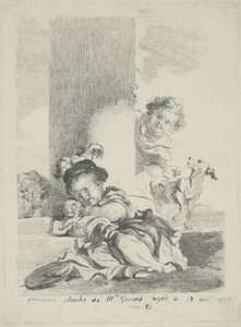 A gyermek és a macska, 1778 alkotó: Marguerite Gerard