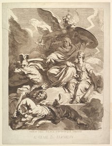 Franklin géniuszához, 1779. alkotó: Marguerite Gerard