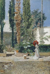 A Fortunys-ház kertje, 1872 alkotó: Marià Fortuny