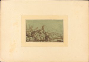 Tájkép alkotó: Maria Catharina Prestel after Allart van Everdingen