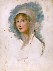 Giulia Beccaria Manzoni (1762 - 1841), Alessandro Manzoni anyjának portréja. Maria Cosway (1760 - 1838) festménye. Bibl. Brera, Milánó.