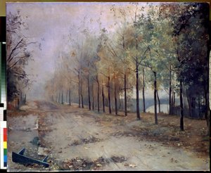 Ősz (Ősz). Maria Konstantinovna Bashkirtseva (1860-1884) festménye. Olaj, vászon, 97 x 117 cm, 1883. Orosz művészet, 19. századi táj. Állami Orosz Múzeum, Szentpétervár.