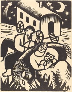 Pihenő cigányok, 1918.