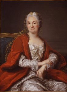 Marie Therese Rodet Geoffrin, saloniere francaise – Madame Geoffrin portréja (1699-1777), készítette: Loir, Marianne (1715-1769). Olaj, vászon, kb 1760. Magángyűjtemény alkotó: Marianne Loir