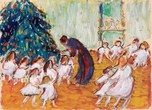 Karácsonyfa, 1911. alkotó: Marianne von Werefkin