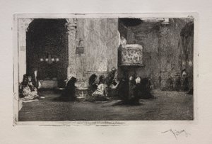 Szent József templom Madridban. alkotó: Mariano José María Bernardo Fortuny y Carbó
