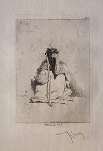 Guggoló koldus.
