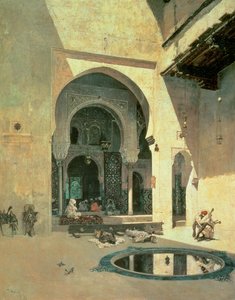 Az Alhambra udvara alkotó: Mariano José María Bernardo (1838-74) Fortuny y Carbó