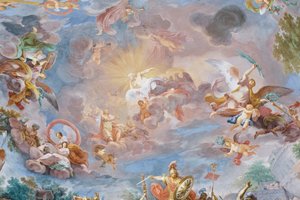 Camillus és Brenno szerződésének megszegése, részlet (freskó)