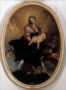 Madonna és gyermeke,18. század (festmény) alkotó: Mariano Salvador de Maella