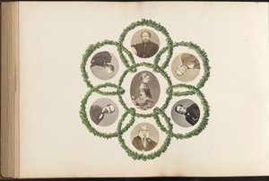 A Madame B album, 1870-es évek. alkotó: Marie-Blanche-Hennelle Fournier