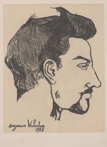 Utrillo portréja profilban alkotó: Marie Clementine Valadon