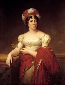 Germaine Necker, Stael Holstein bárónő, Madame de Stael (1766-1817), svájci regényíró és esszéíró portréja. Marie Eleonore Godefroid (1778-1849) festménye alkotó: Marie Eleonore Godefroid