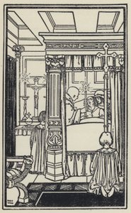 Illusztráció: The Dream Of Gerontius, Newman bíboros (litho) alkotó: Marie Preaud Webb