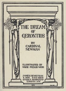 Illusztráció: The Dream Of Gerontius, Newman bíboros (litho) alkotó: Marie Preaud Webb