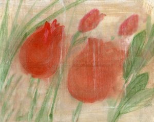 Piros tulipánok alkotó: Marina Falco