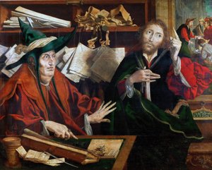 La parabole du gerant malhonnete – Példabeszéd az igazságtalan intézőről, Reymerswaele, Marinus Claesz, van (kb. 1490-1567 után). Olaj, fa, 1540 körül. Mérete: 77x96,5 cm. Művészettörténeti Múzeum, Vienne