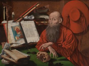 Szent Jeromos alkotó: Marinus van Reymerswaele