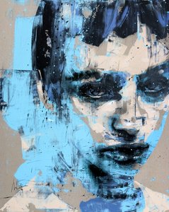 Somnium No. 1, XIV. sorozat, 2024 (akril és olaj, fordított vászon)