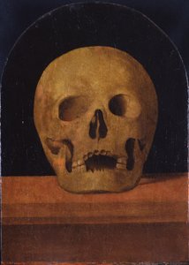 Memento Mori. A triptichon hátoldala, 1500