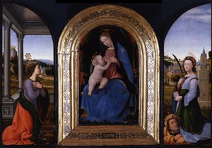 Triptichon alkotó: Mariotto Albertinelli