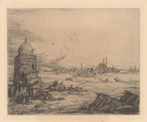 Városra néző mecsetekkel alkotó: Marius Bauer