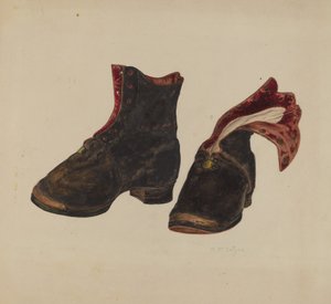Fiú cipők alkotó: Marjorie McIntyre