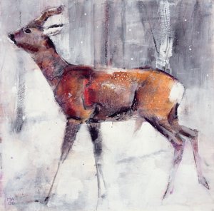 Bak a hóban, 2000 (vegyes média papíron) alkotó: Mark Adlington
