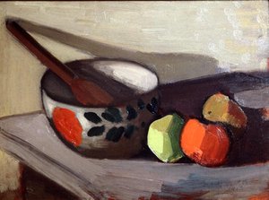 Tál, kanál és alma alkotó: Mark Gertler