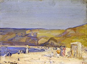 Runswick Bay (olaj, tábla)