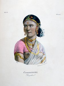 Bayadere női táncos, 1828 alkotó: Marlet et Cie